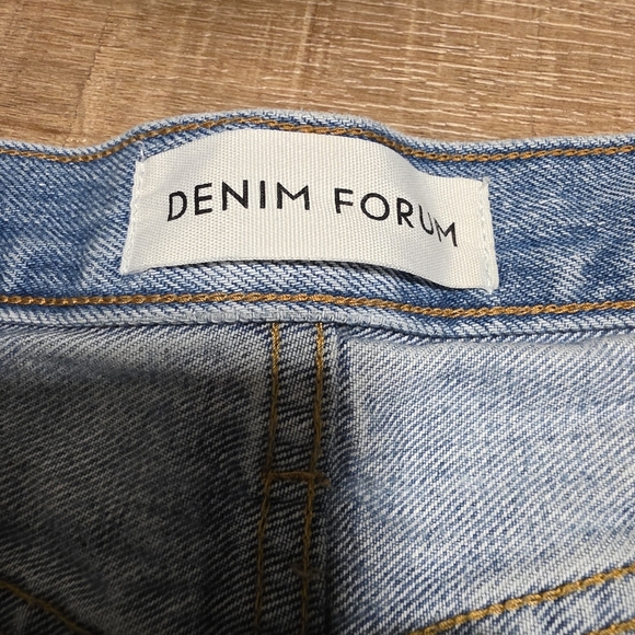 Denim Forum ($148) Joni High Rise Loose Jeans Light Wash - Picture 3 of 10